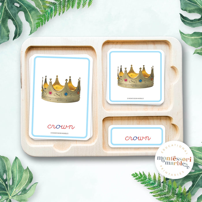 MONTESSORI BLUE SERIES Cursive Nomenclature Cards