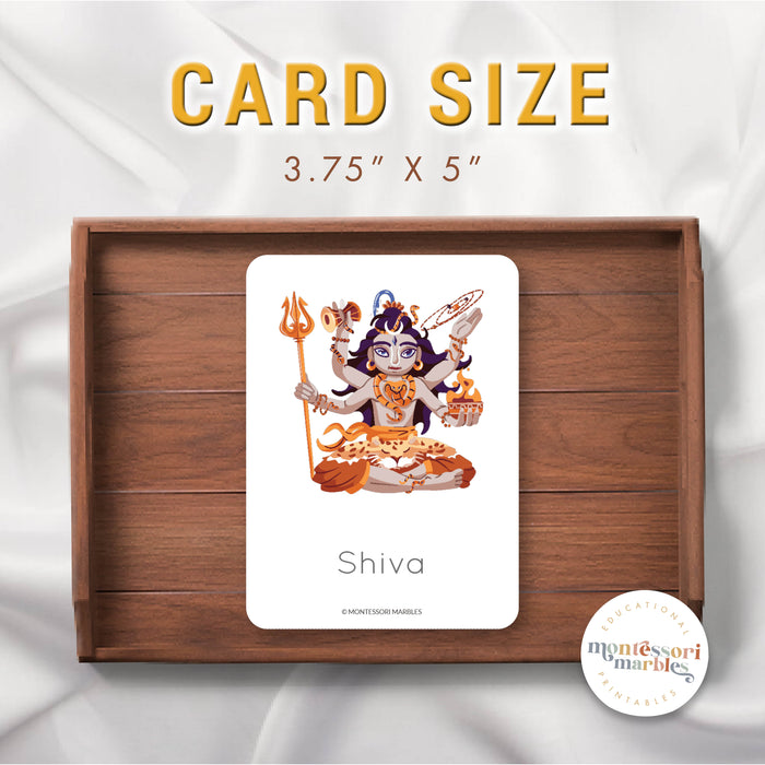 Hindu Gods Nomenclature Cards
