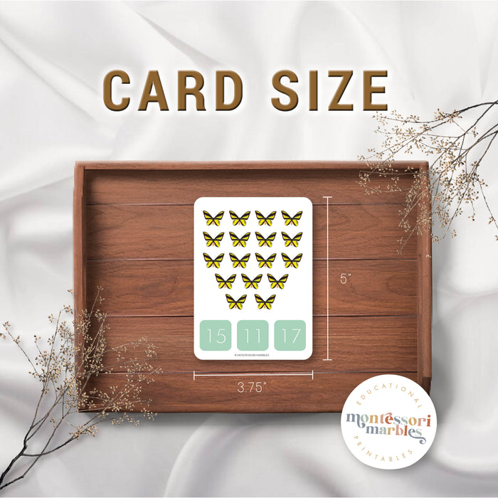 Butterfly Counting 1 to 20