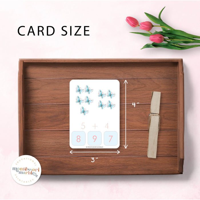 Easter Addition Clip Cards