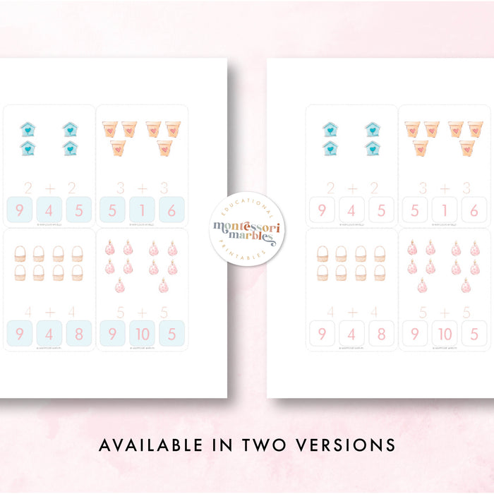 Easter Addition Clip Cards