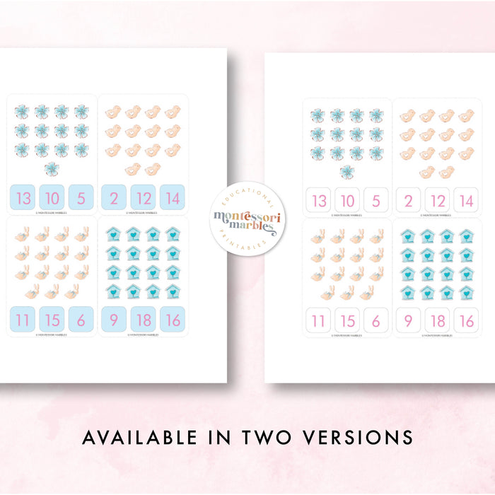 Easter Counting 1 to 20