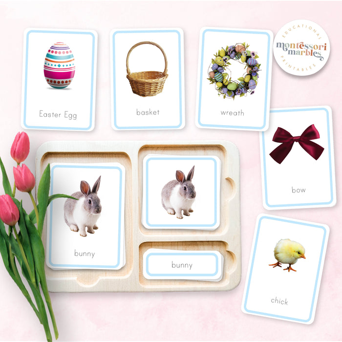 Easter Montessori Nomenclature Cards