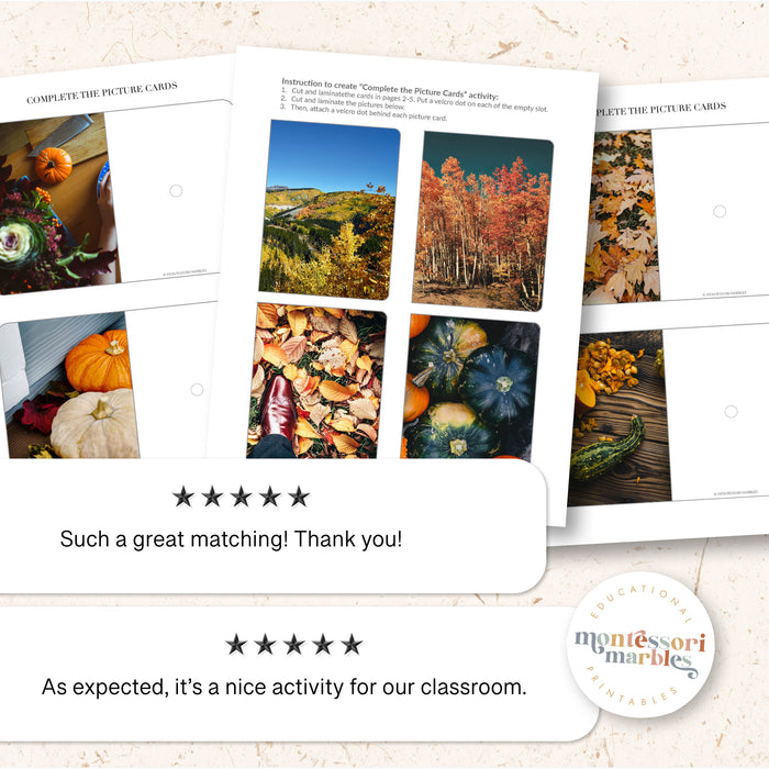 Fall Complete the Pictures