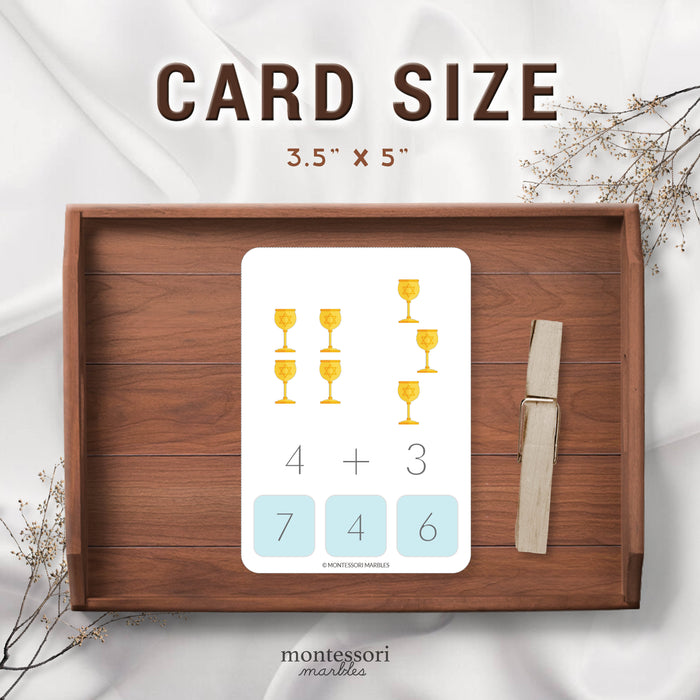 Hanukkah Addition Clip Cards