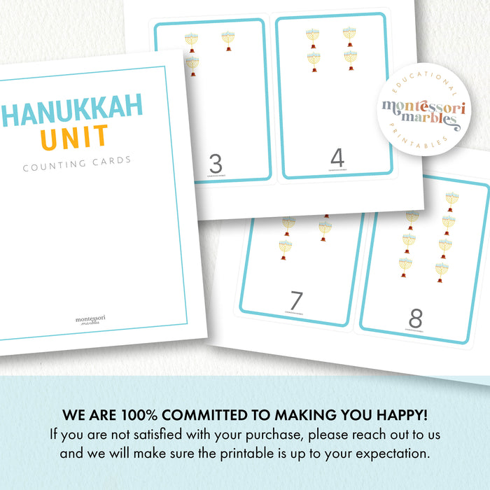 Hanukkah Counting 1 to 10