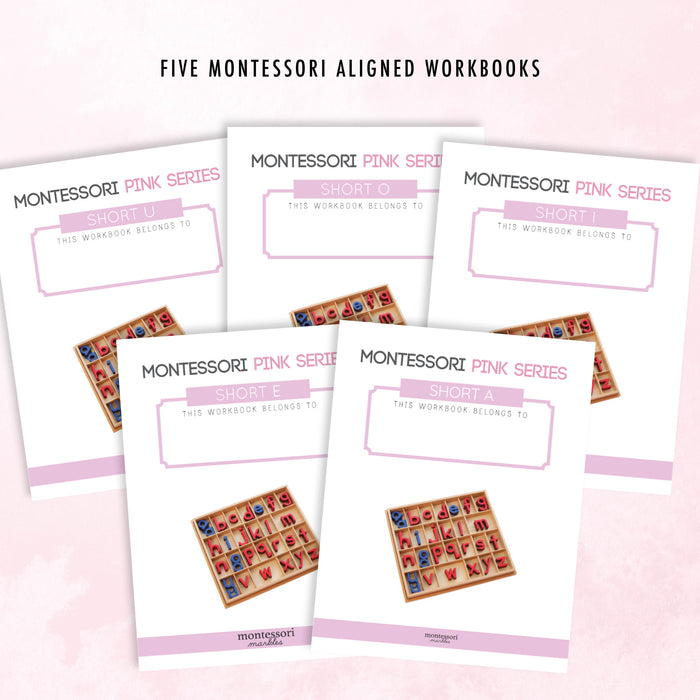 Montessori Pink Series Mega Bundle - 11 Printable Reading Activities for Early Learners (Ages 3-6)