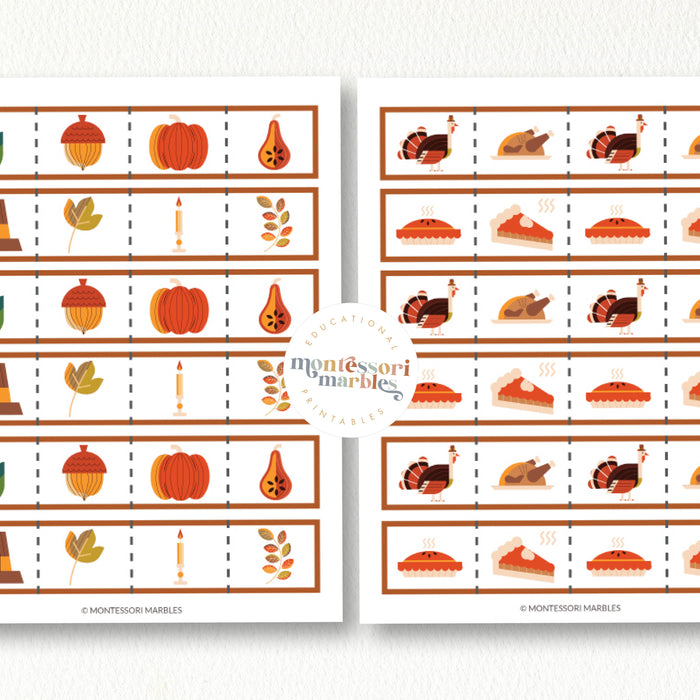 Thanksgiving Cutting Strips