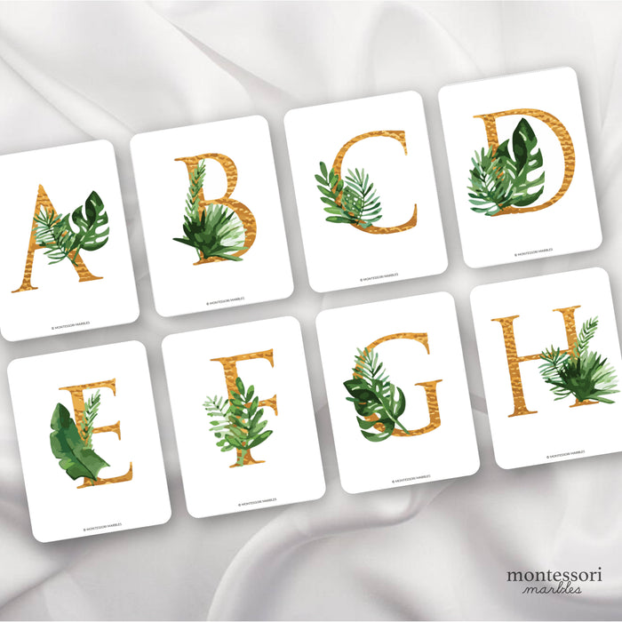Tropical Alphabet Cards