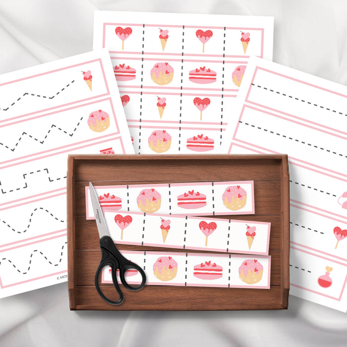 Valentine's Day Cutting Strips