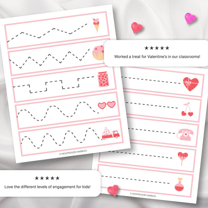 Valentine's Day Cutting Strips