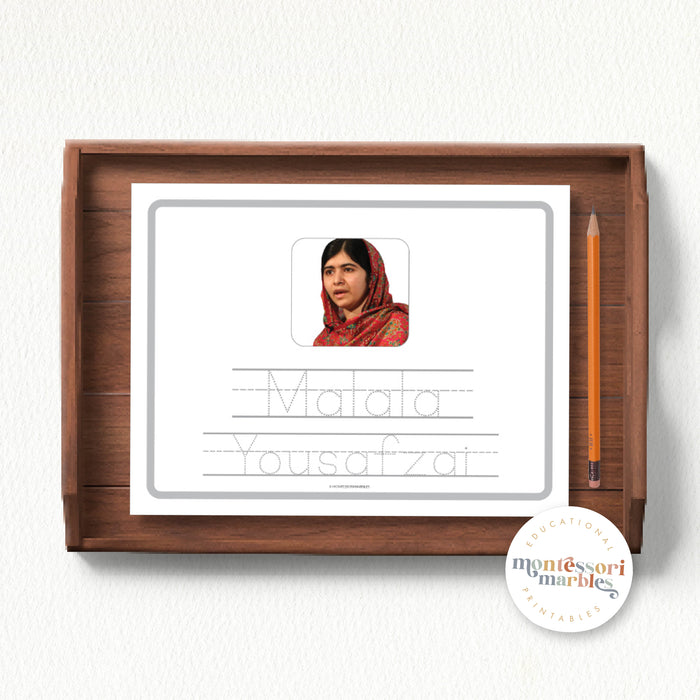 Women History Month Tracing Pages