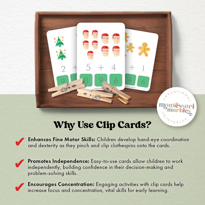 Christmas Addition Clip Cards