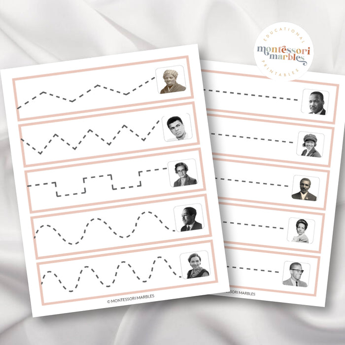 Black History Month Cutting Strips