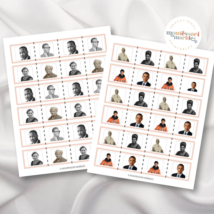 Black History Month Cutting Strips