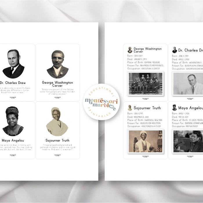 Black History Month Fact Cards