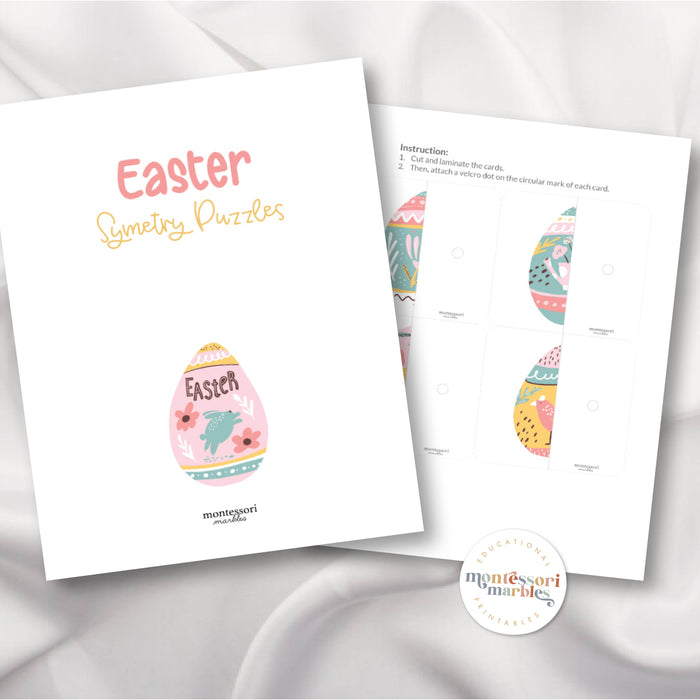 Easter Egg Symmetry Puzzles