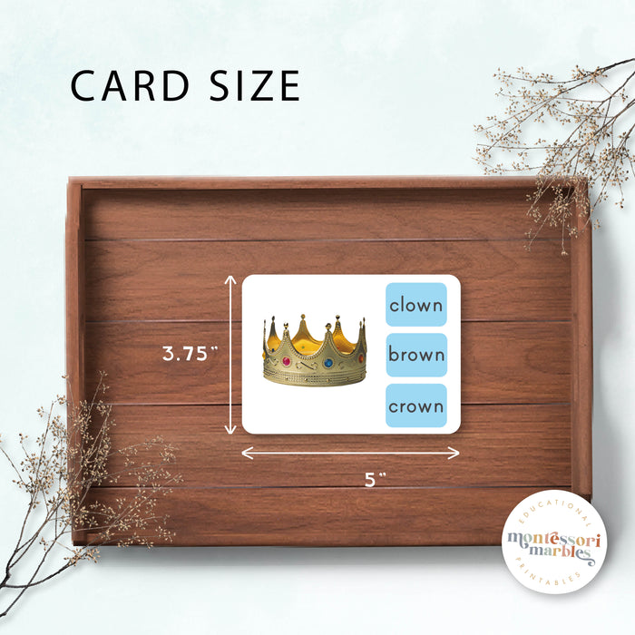 Montessori Blue Series Name the Objects | Beginning Blends