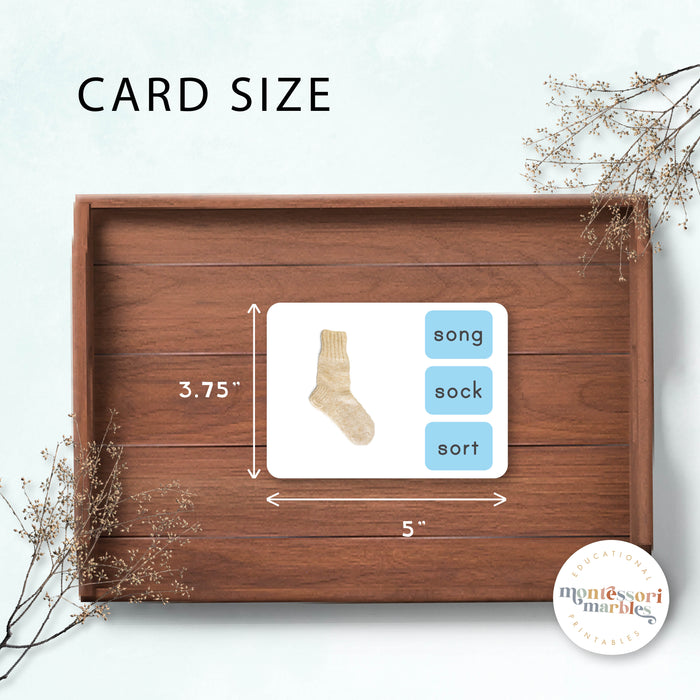 Montessori Blue Series Name the Objects | Ending Blends