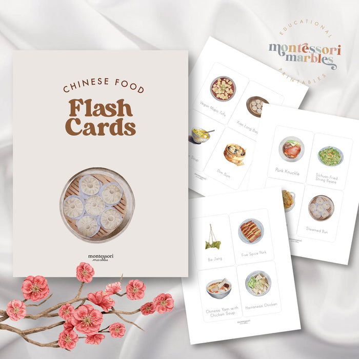 Chinese Food Flash Cards