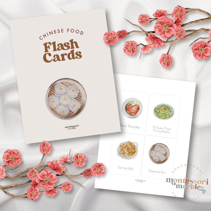 Chinese Food Flash Cards