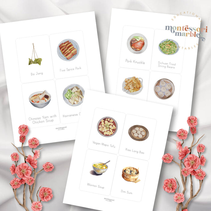 Chinese Food Flash Cards
