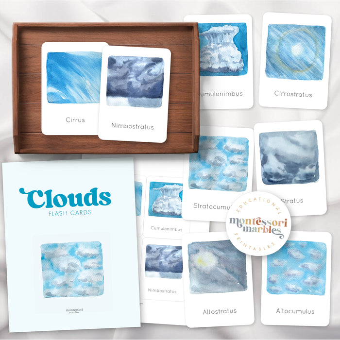 Clouds Flash Cards