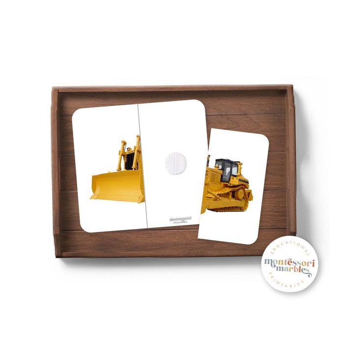 Construction Vehicles Symmetry Puzzles