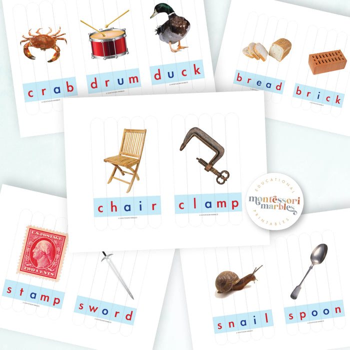 MONTESSORI BLUE SERIES Craft Stick Puzzles