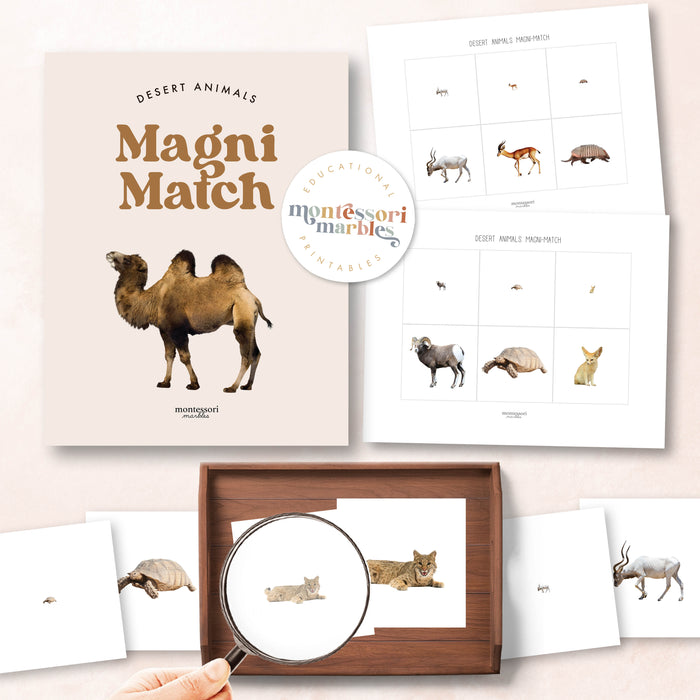 Desert Animals Magni-Match