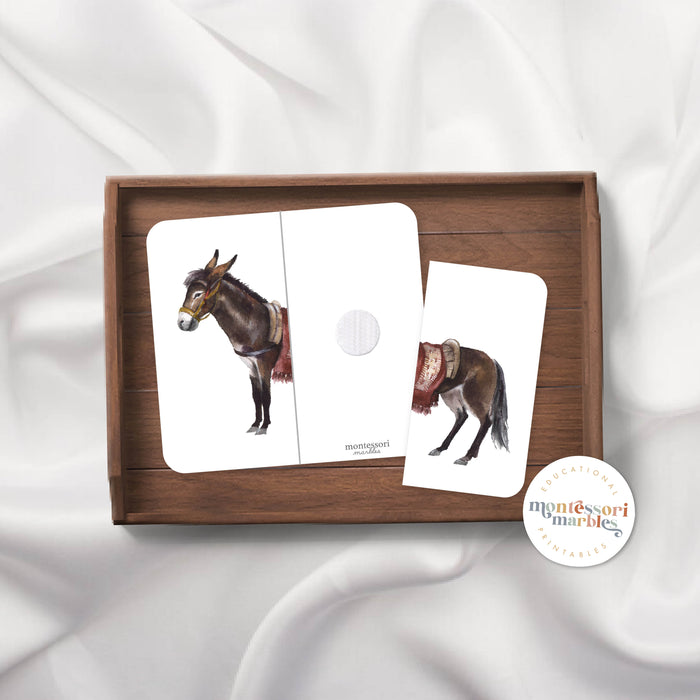 Farm Animals Two-Piece Puzzles