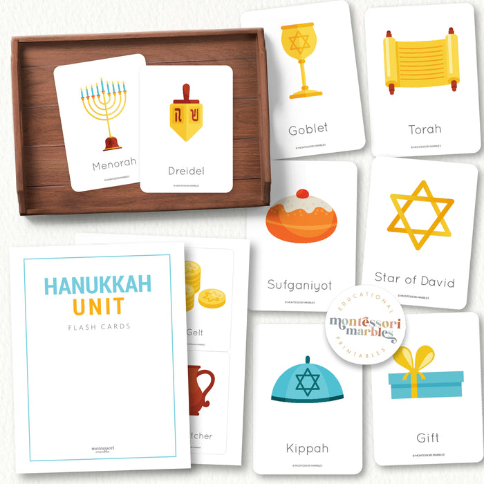Hanukkah Flash Cards