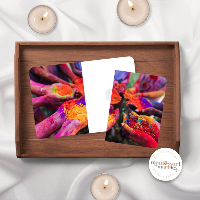 Holi Festival Complete the Pictures