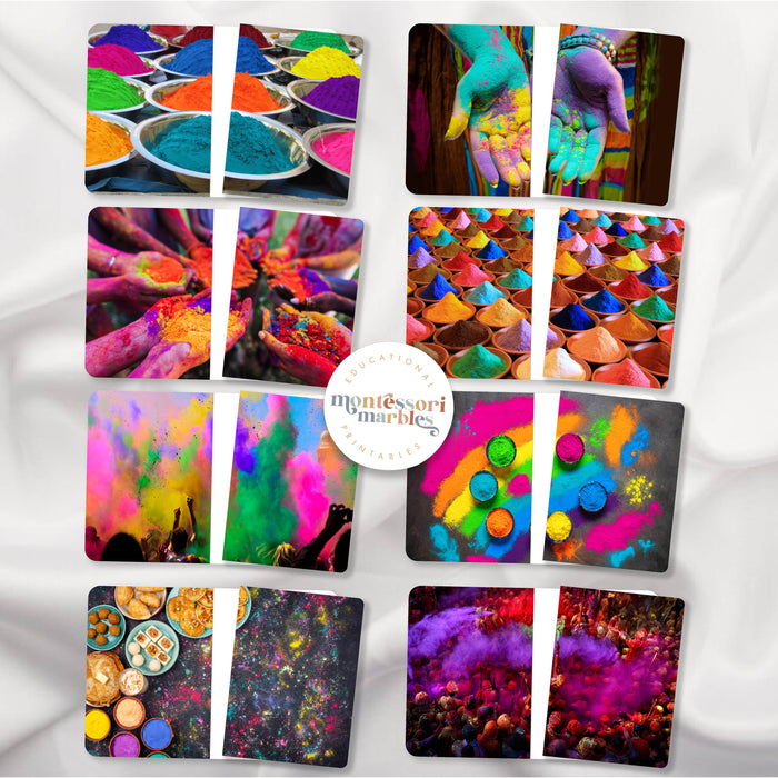 Holi Festival Complete the Pictures