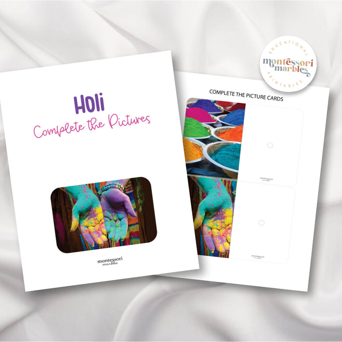 Holi Festival Complete the Pictures