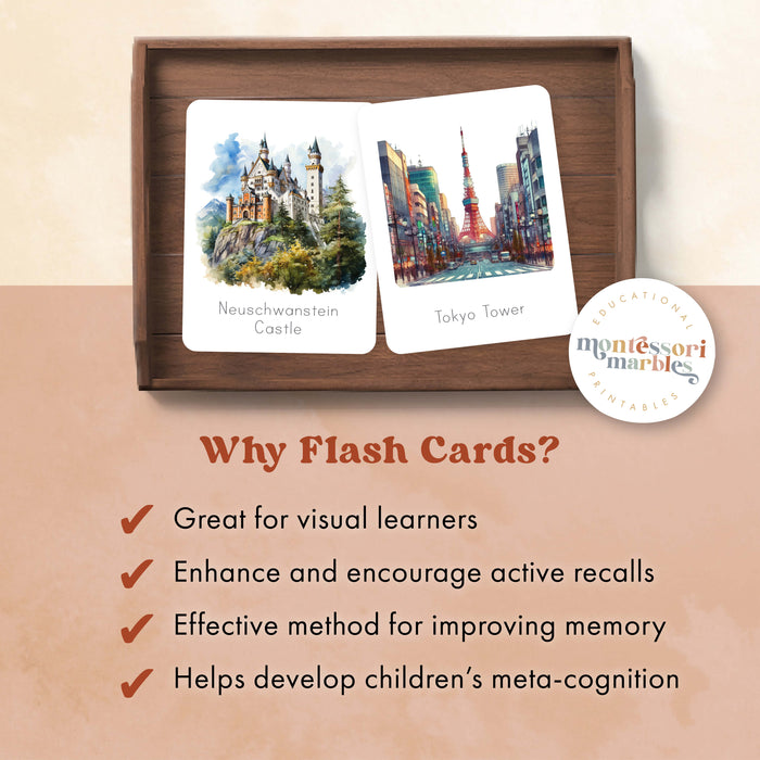Landmarks Flash Cards