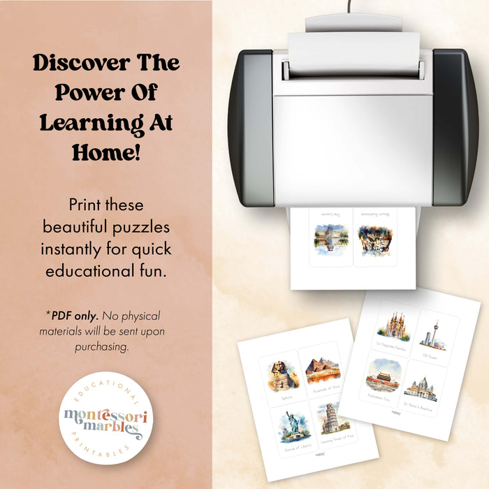 Landmarks Flash Cards