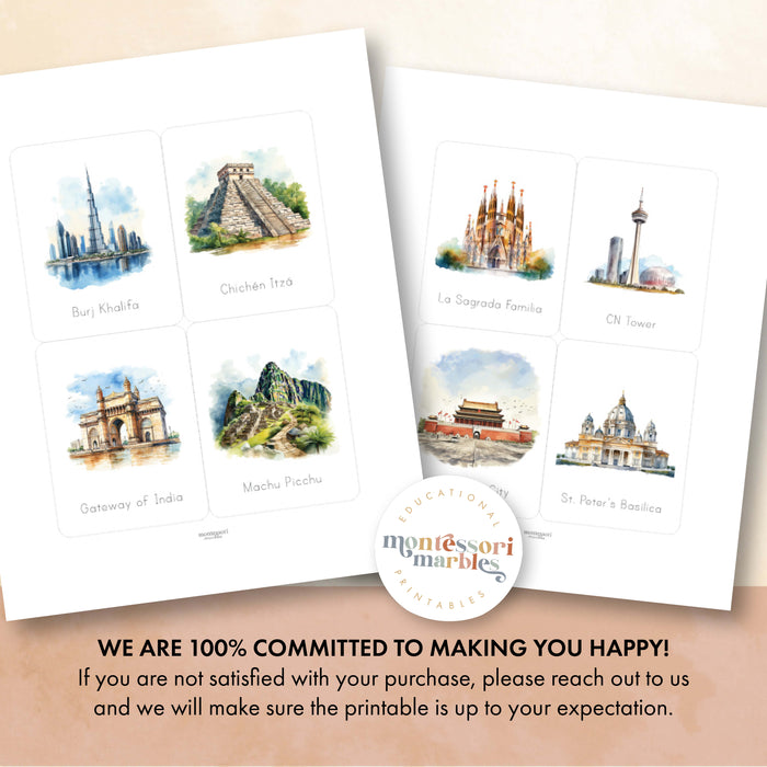 Landmarks Flash Cards