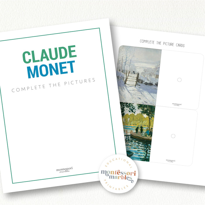 Claude Monet Complete the Picture