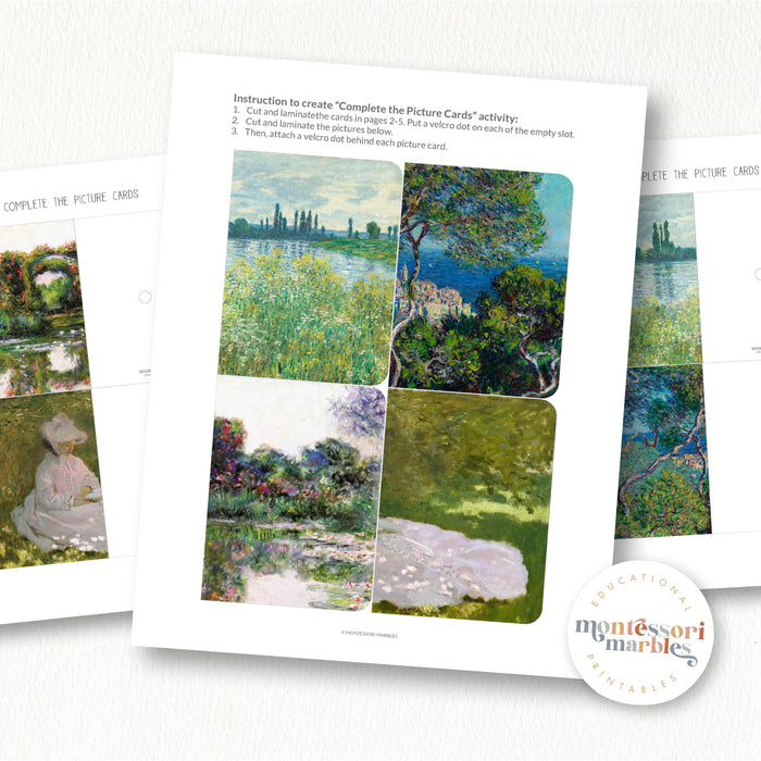 Claude Monet Complete the Picture