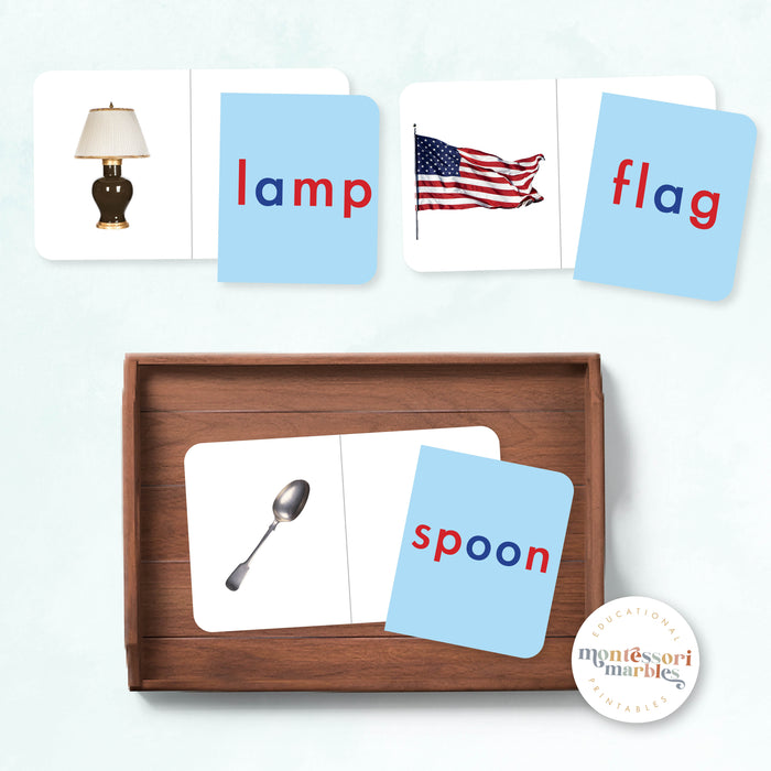 Montessori Blue Series Pairing Cards