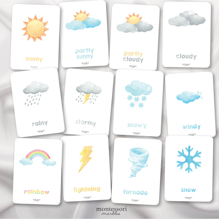 Weather Flash Cards