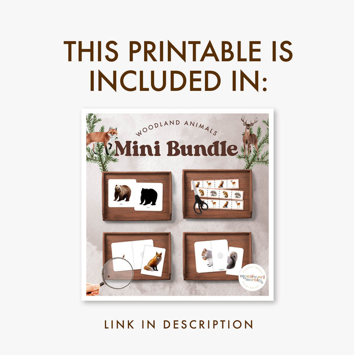 Woodland Animals Cutting Strips