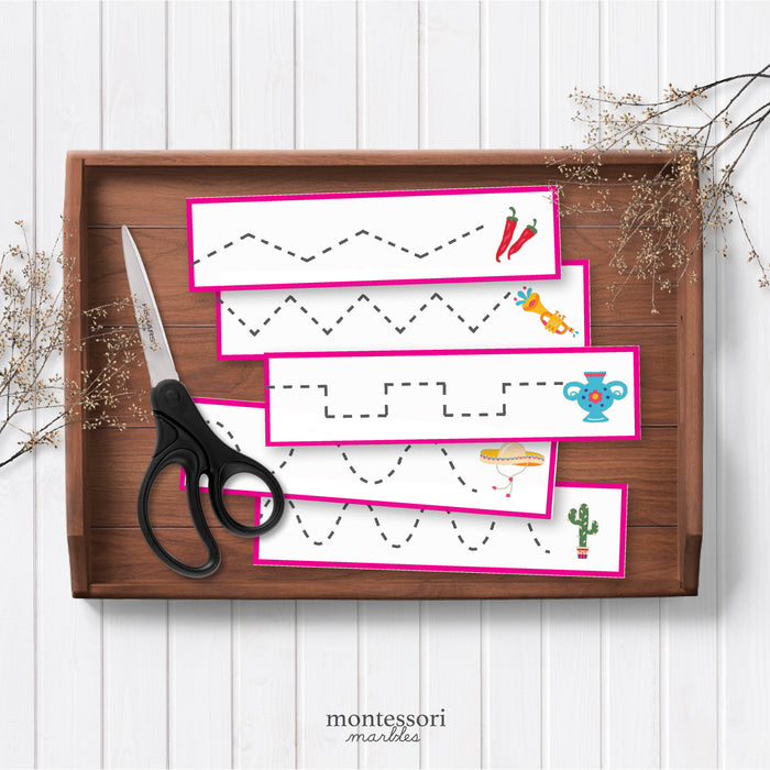 Hispanic Heritage Month Cutting Strips