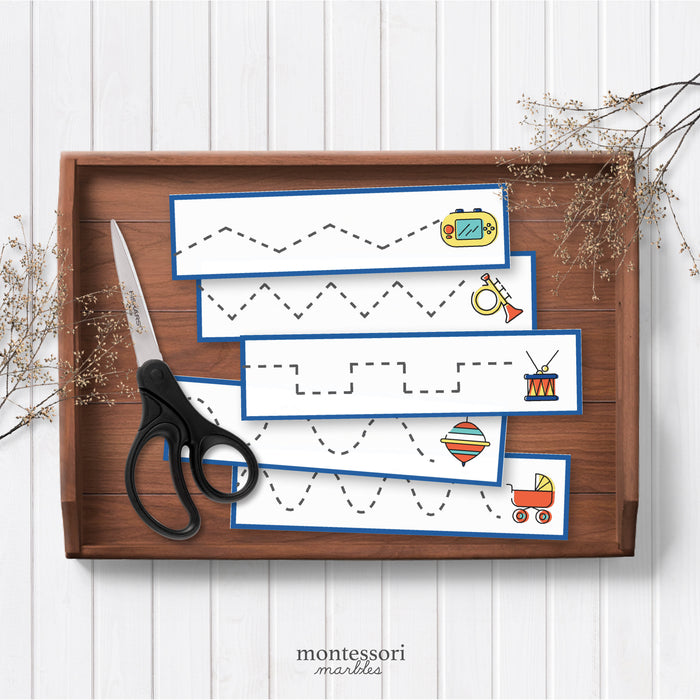 Playroom Toys Cutting Strips