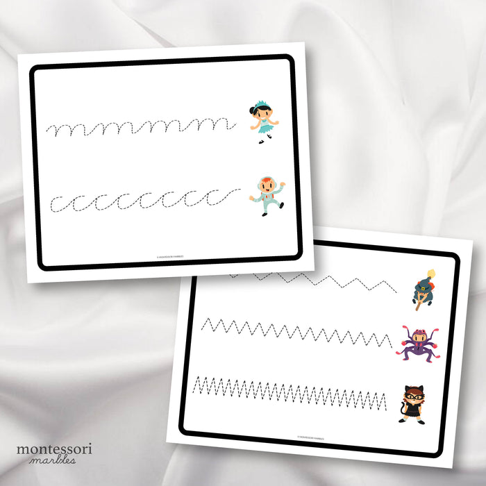 Halloween Tracing and Vocabulary