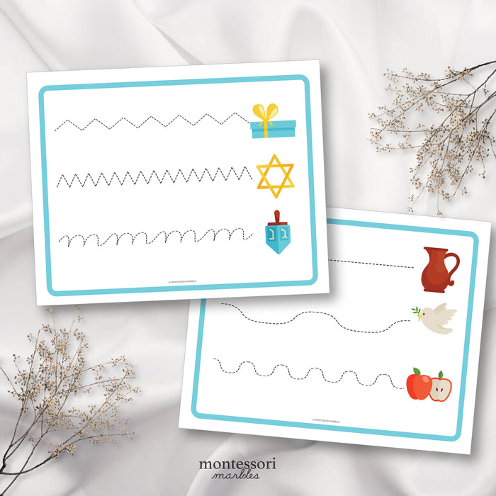Hanukkah Tracing Activity