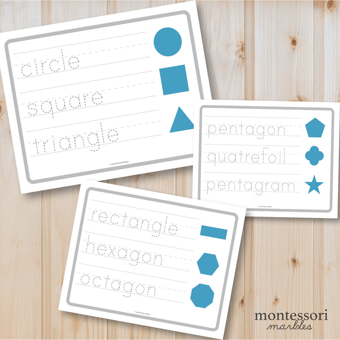 Shapes Handwriting Pages