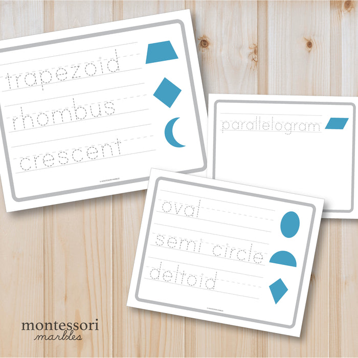 Shapes Handwriting Pages