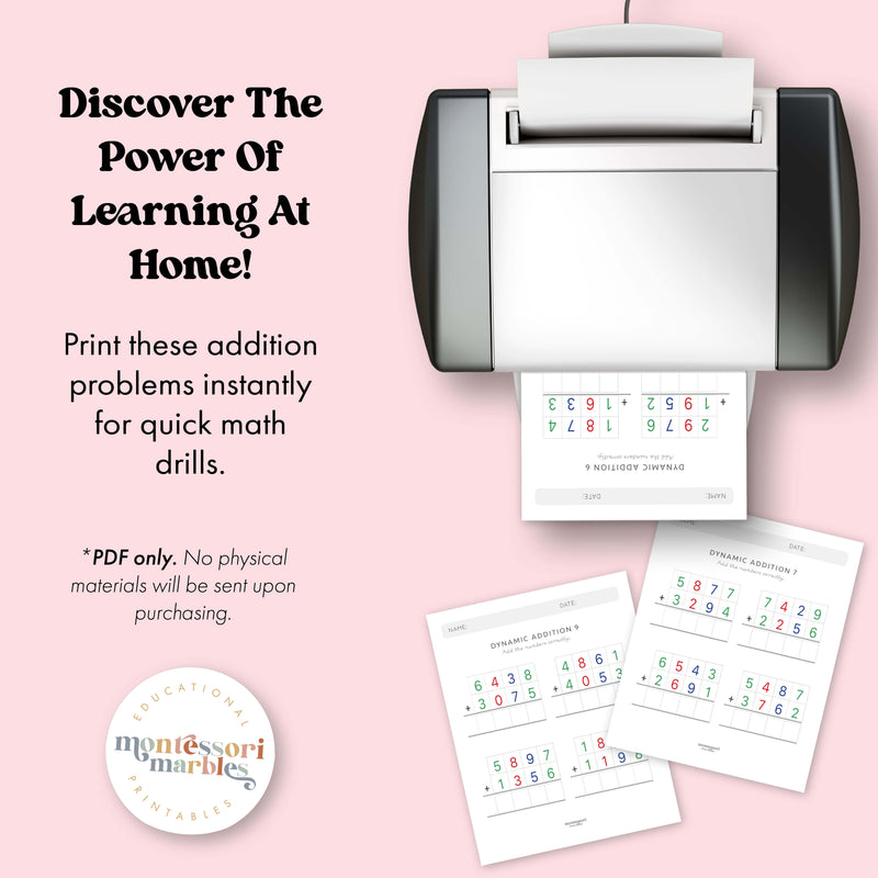 Addition Drills Workbook Level 5